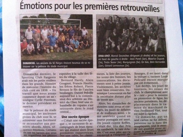 Rassemblement des anciens de Farges 